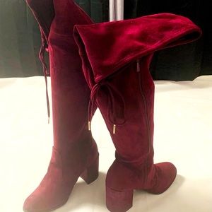 Thigh High Boots Wide Calf